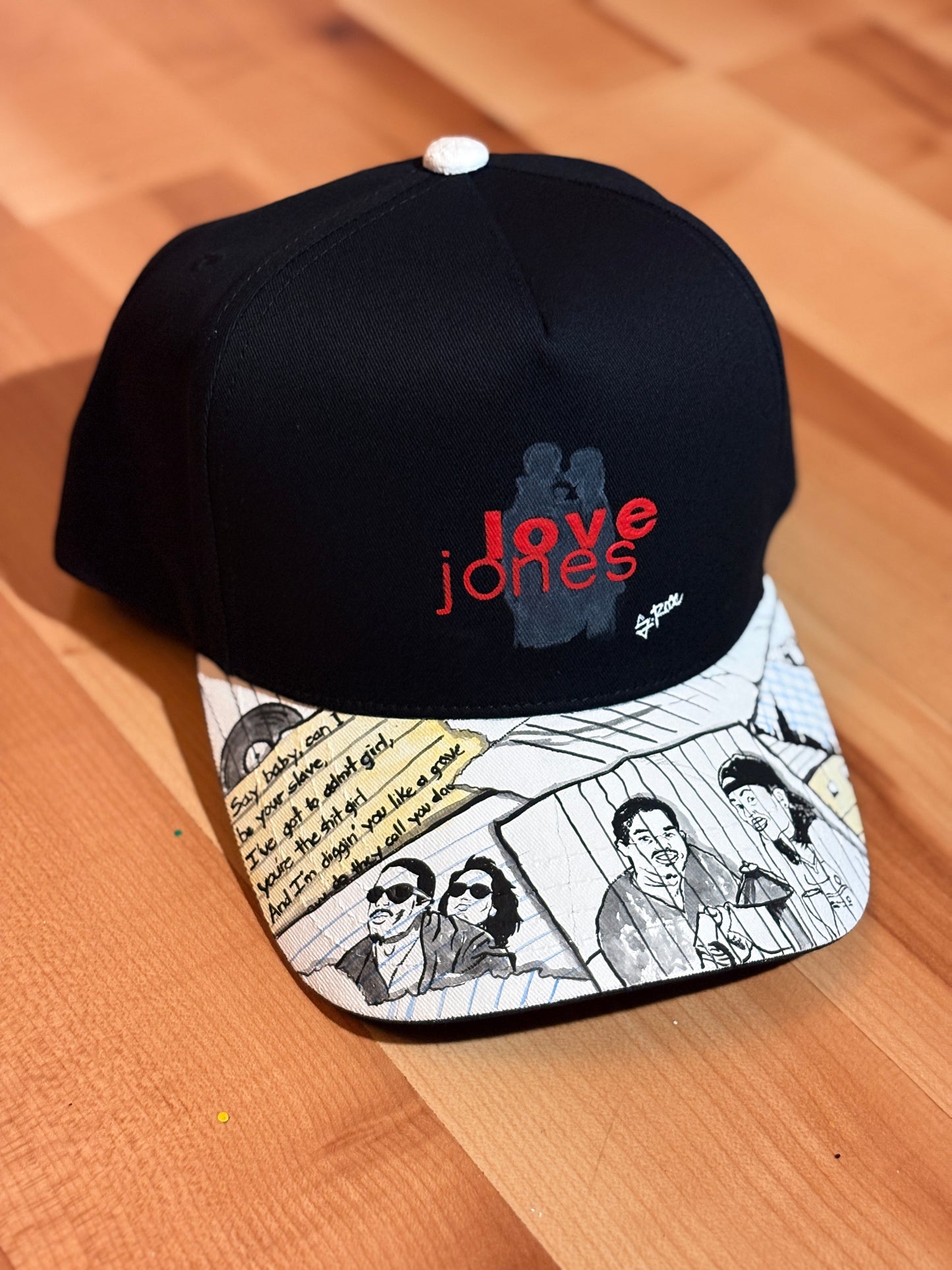 Love Jones Hand Painted Snap Back