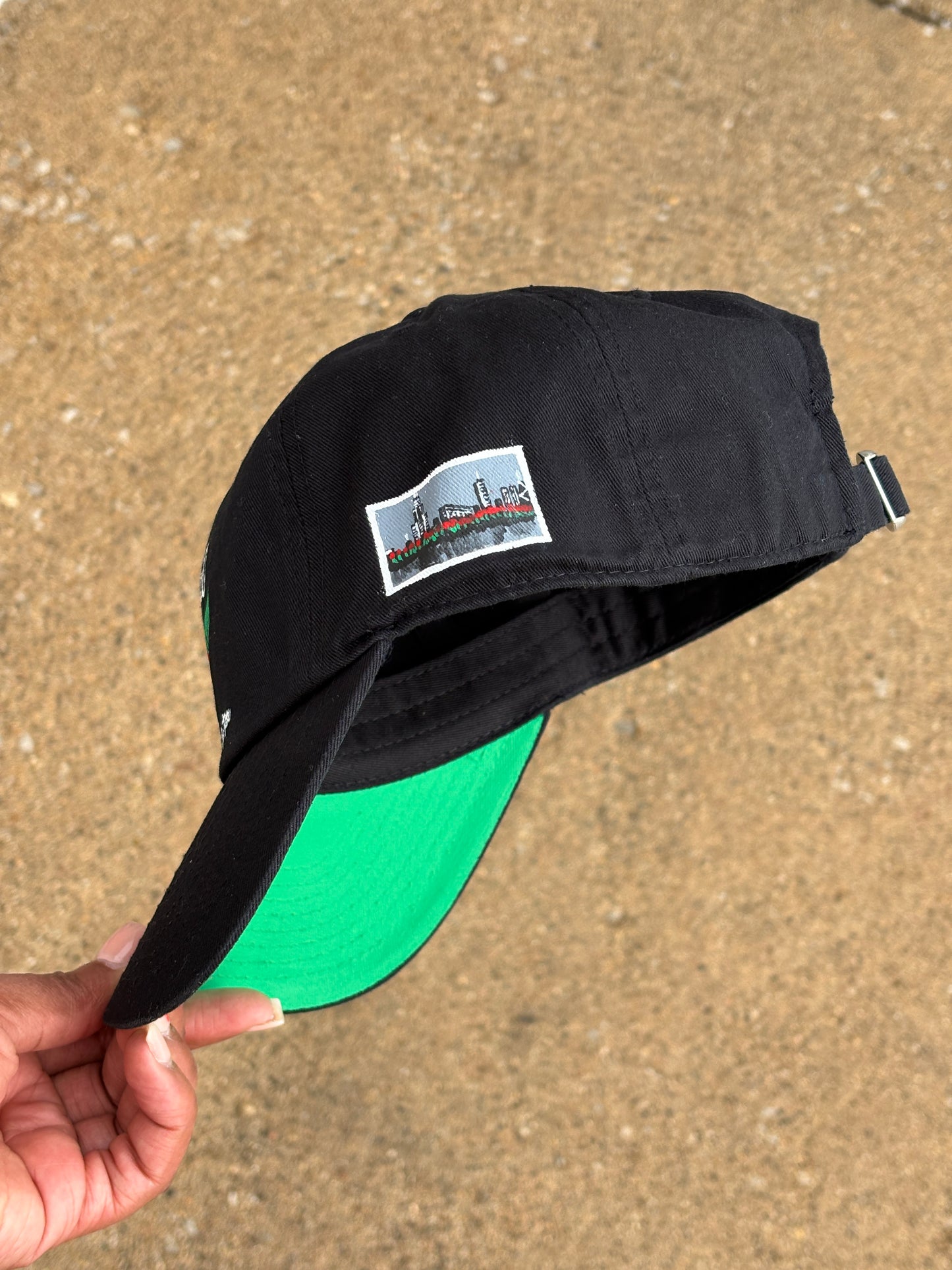 Chicago Rose Hand Painted Strap Back