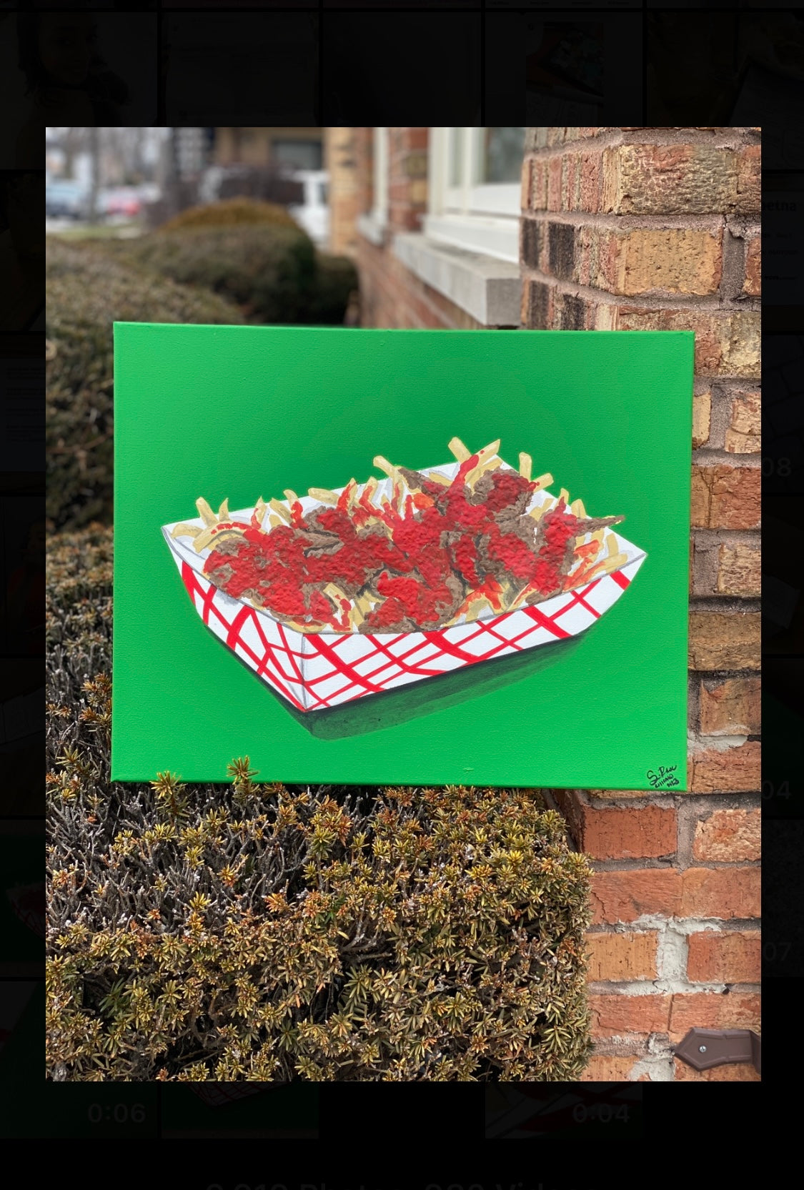 6 Wing W/ Mild Sauce Art Print 8 1/2x11in