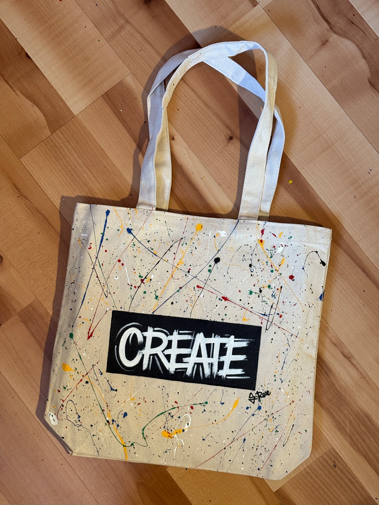 Create Hand Painted Canvas Bag