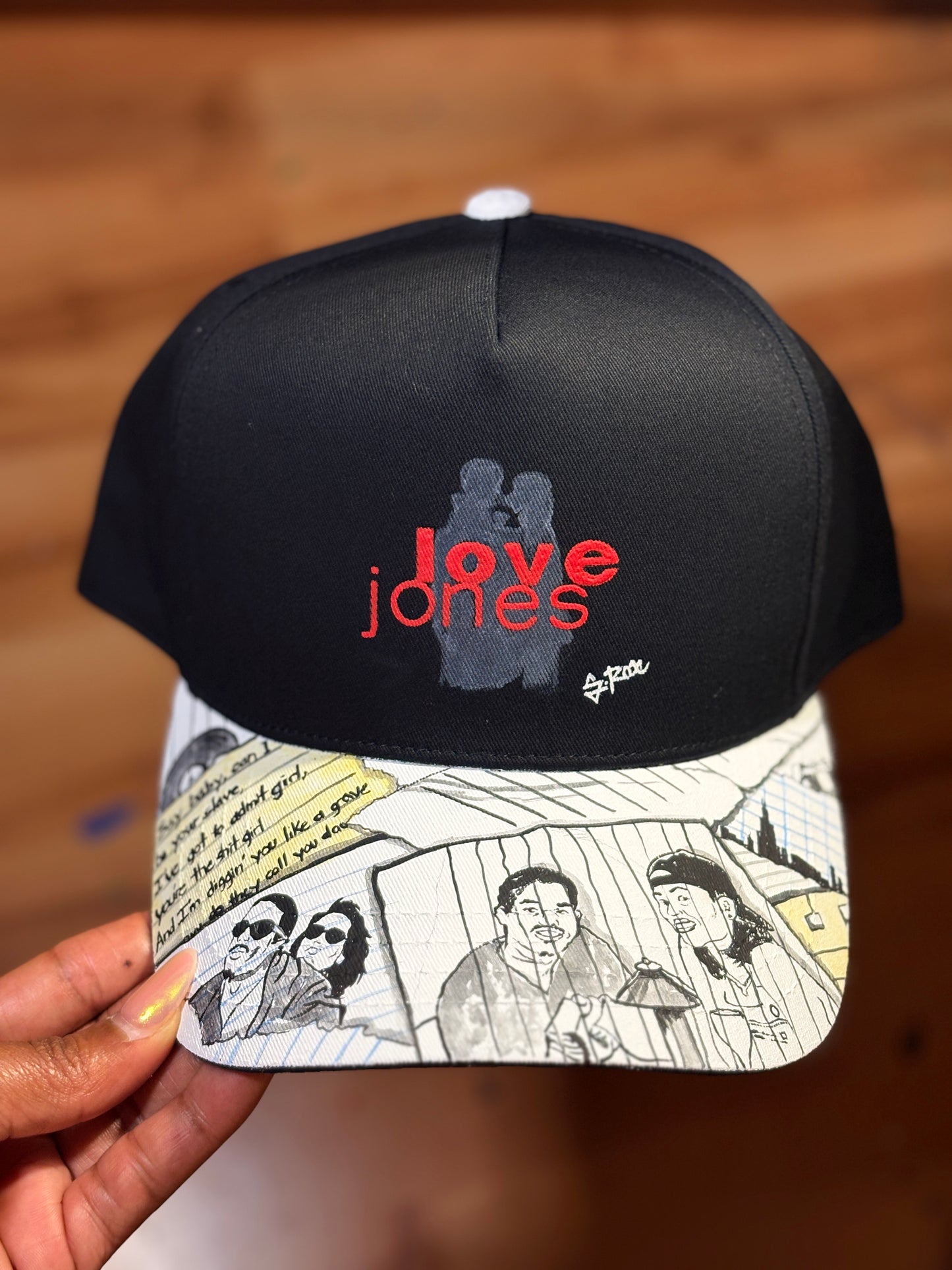 Love Jones Hand Painted Snap Back