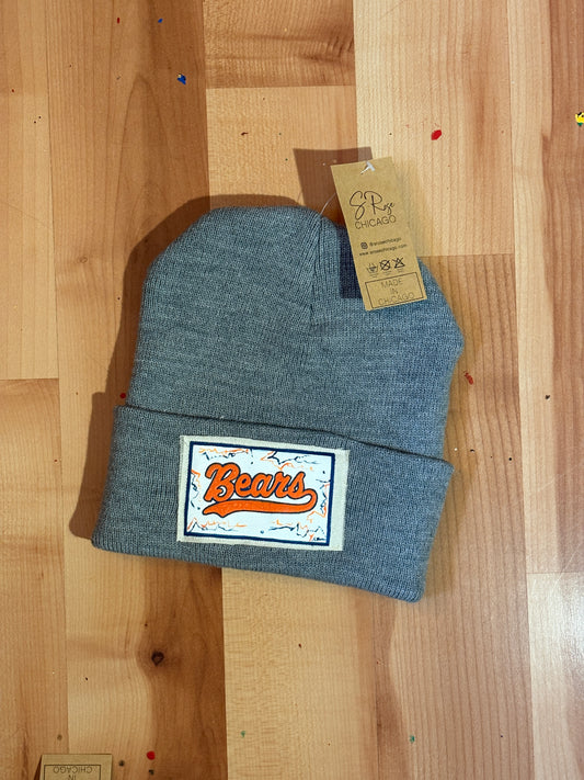 Chicago Bears Logo Marble knit hat