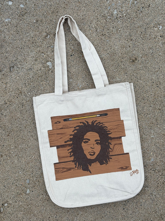 Lauryn Hill Hand Painted Canvas Bag