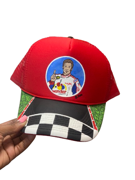 Ricky Bobby Hand Painted Trucker Hat