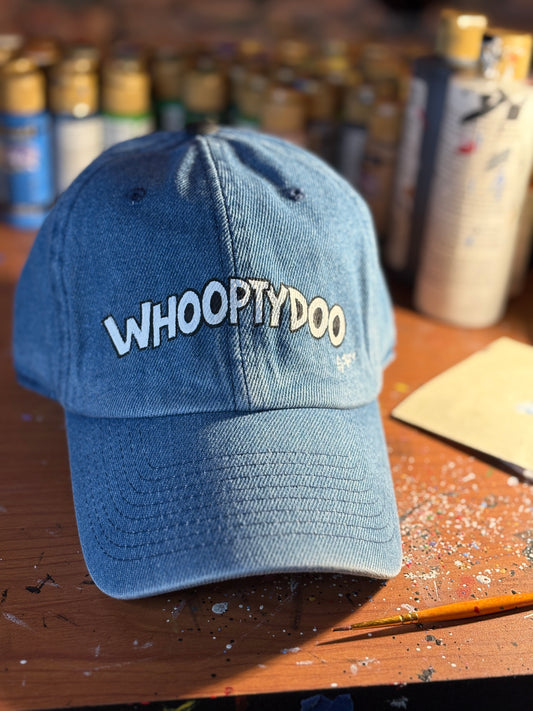 WhooptyDoo Hand Painted Strap Back Adjustable Hat