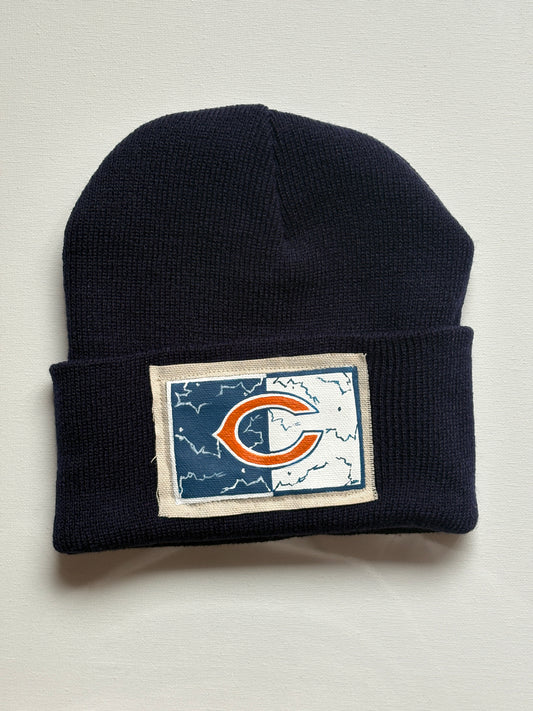 Bears Color Block Knit Hat