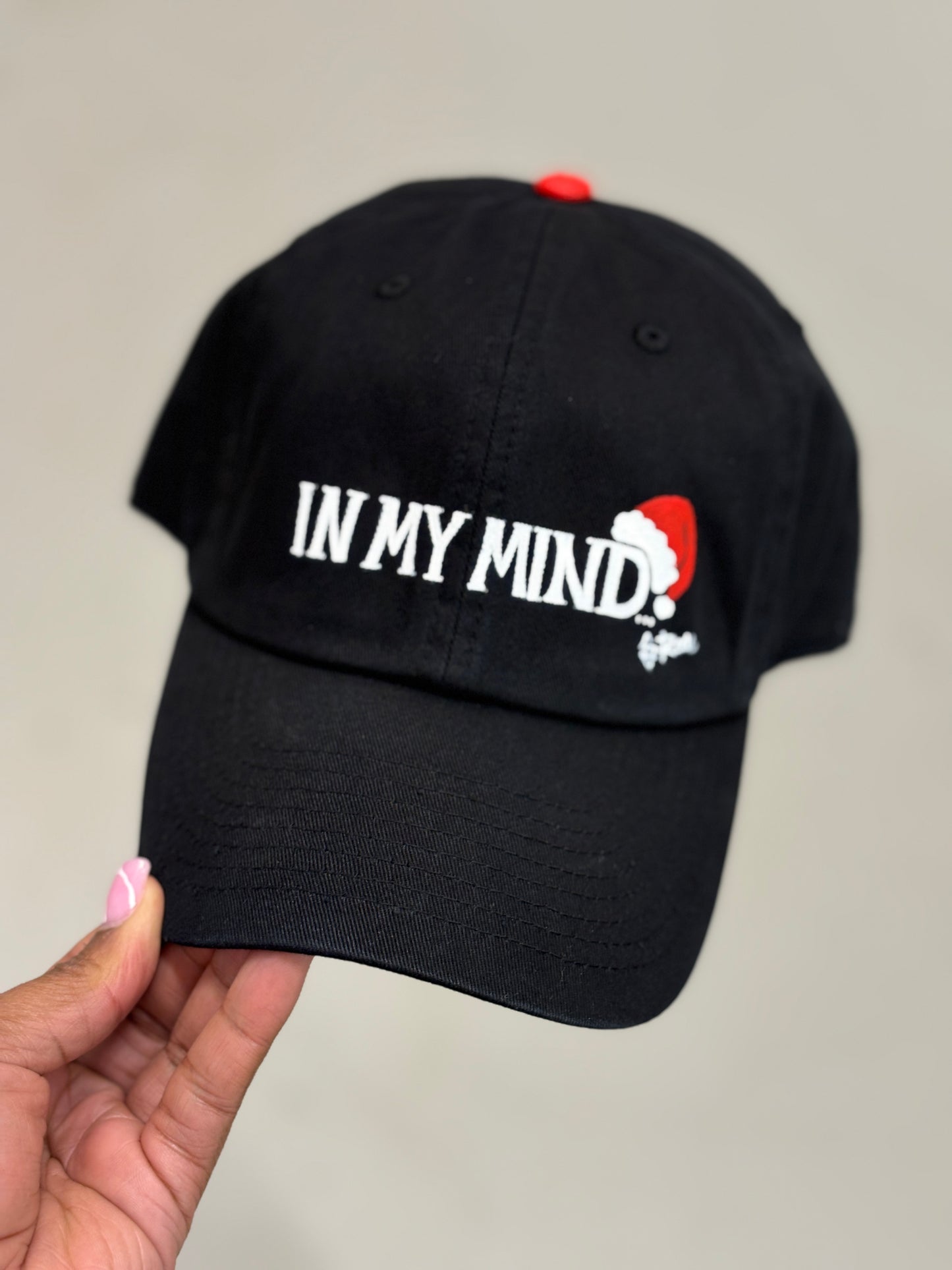 In My Mind Hand Painted Strap Back Adjustable Hat