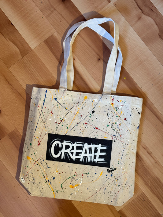 Create Hand Painted Canvas Bag