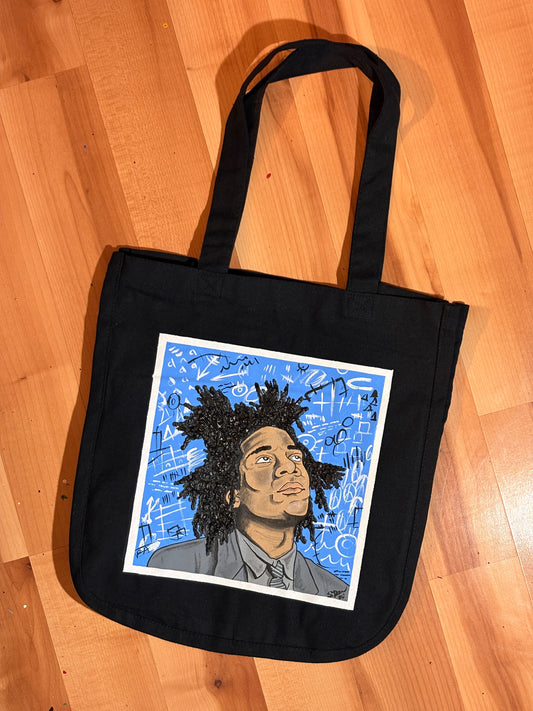 Basquiat Dreams Hand Painted Canvas Bag